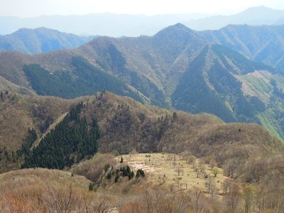 東千石山岩場からの眺望。