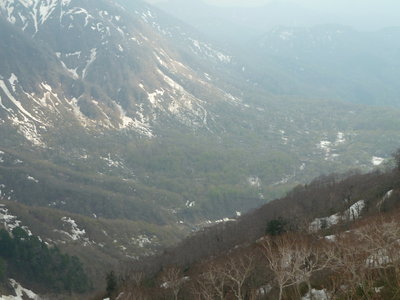 幅ノ平を見降ろす