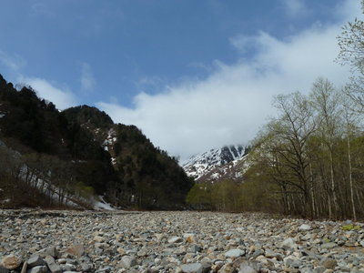 どこまでも続く河原