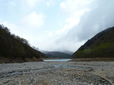 バックウォーター端の様子