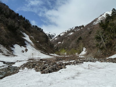 いよいよ雪が出てきた