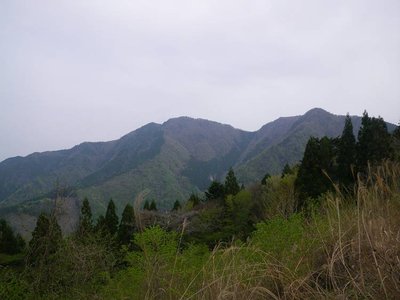 山住峠から常光寺山方向を撮影