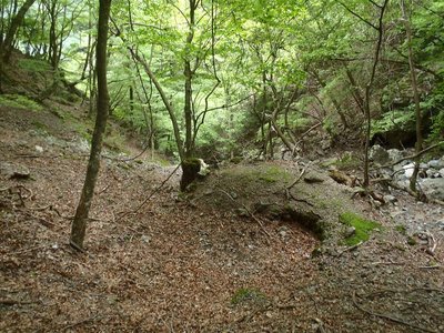 Co710二俣の炭焼き窯跡