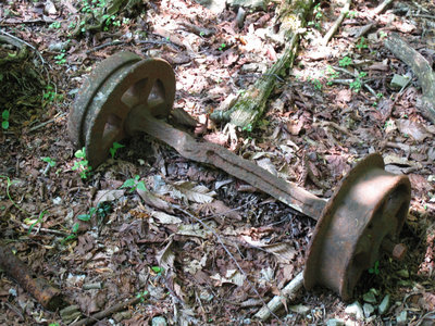 トロッコの車輪