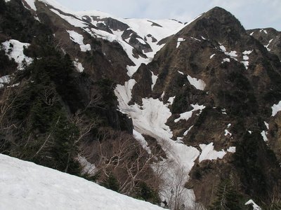 箱谷右俣、ばけものの棲むといふなり