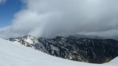 まだ見えていた頃の焼滑方面