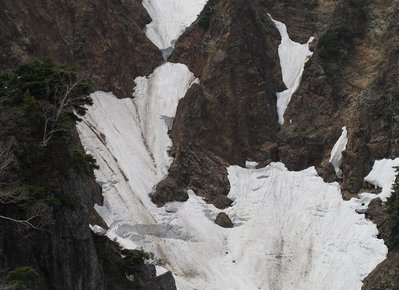 箱谷右俣核心部