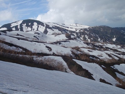 東面台地を見下ろす