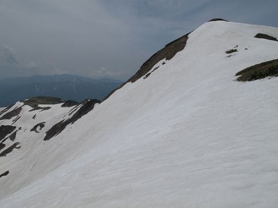 １０yhオフ会前日の別山山頂と別山平