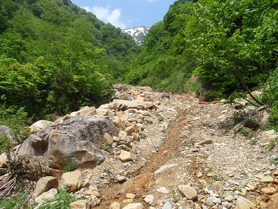 地獄谷入り口（林道終点）