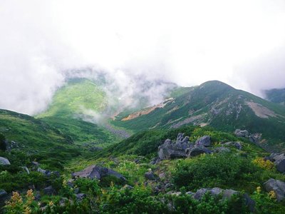 転法輪谷の源頭