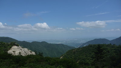 大岩と伊勢平野