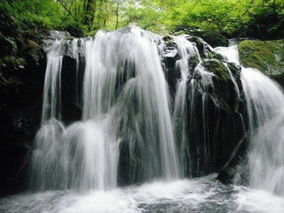 美しい滝ですね