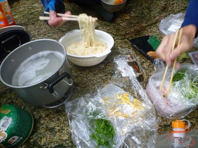 具だくさんのソーメン