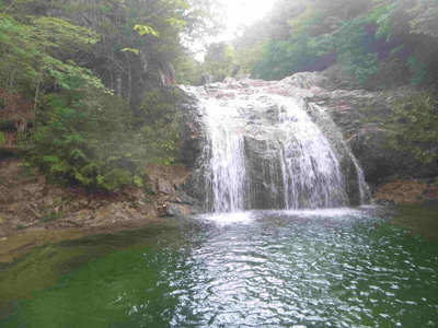 04 6mすだれ滝 左側を登る(1).JPG (601.54 KiB) 閲覧された回数 2251 回 6mすだれ滝 左側を登る