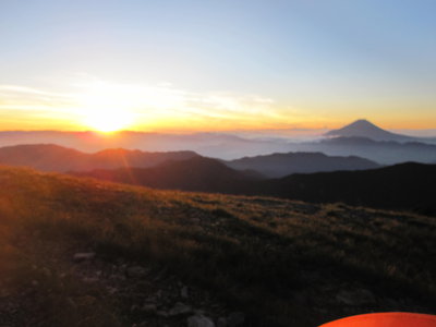 丸山(イトシロじゃないよ)からの朝日