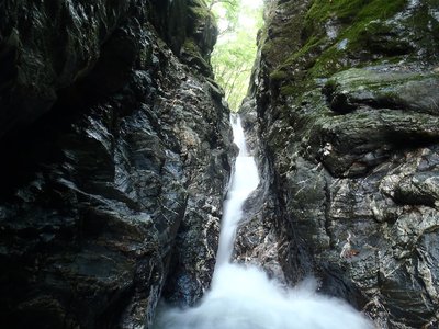 木梶ゴルジュ奥の滝