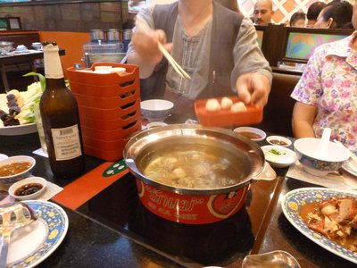 タイスキレストランにて