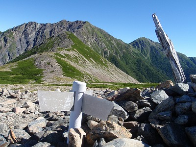 大聖寺平から荒川岳(前岳~悪沢岳)