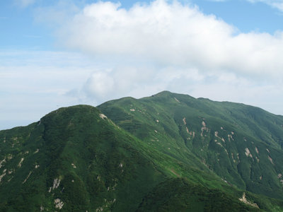 朳差岳と鉾立峰