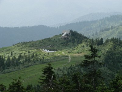 上から見た小屋