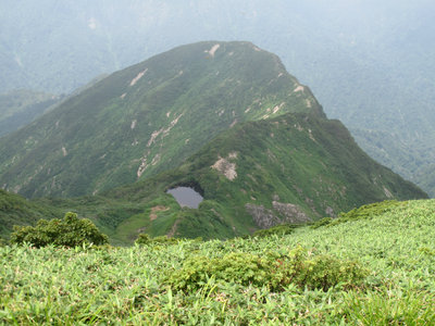 新六ノ池と西俣ルート