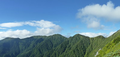 常念～蝶の稜線
