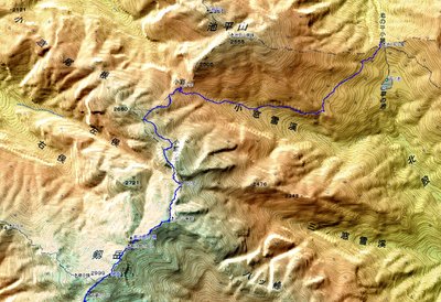 地図.jpg (310.13 KiB) 閲覧された回数 7873 回 剱岳北方稜線のGPS軌跡