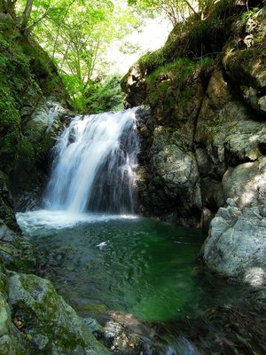 サスケ滝口上の５ｍ