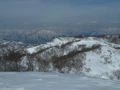 リフトトップ付近の人の群れ