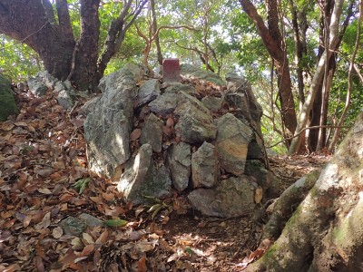 石積と宮マークの合体