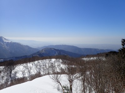 1163m平坦地付近