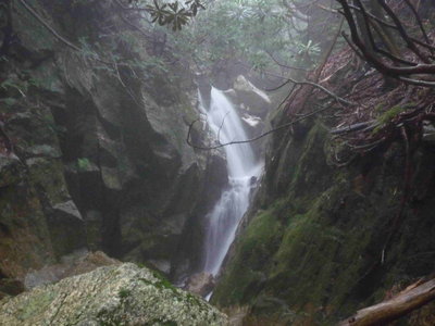 本谷のゴルジュの滝